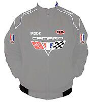 Camaro Chevrolet Racing Jacket Gray