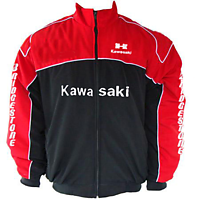 Kawasaki Motorcycle Jacket Red and Black