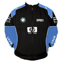 BMW RBS F1 Racing Jacket Black and Blue