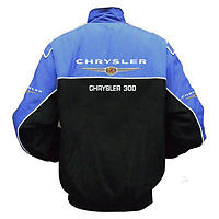 Chrysler 300 Racing Jacket Black and Royal Blue