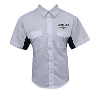 Chrysler Mopar Crew Shirt White and Black