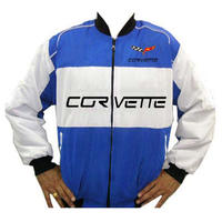 Corvette C6 Racing Jacket White and Blue