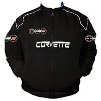 Race Car Jackets. Corvette C4 35th Anniversary Racing Jacket Black