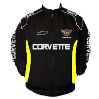 Corvette C5 Z06 Racing Jacket Black and Yellow