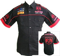 Dodge Motor Sport Crew Shirt Black