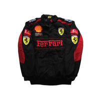 Ferrari F1 Team Jacket Black with Red Trim