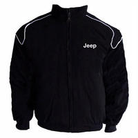 Jeep Racing Jacket Black with Piping
