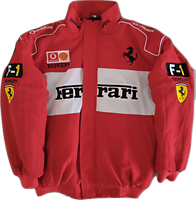 Lana Del Rey Ferrari Jacket Red & White