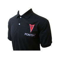 Pontiac Racing Polo Shirt Black
