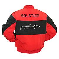 Pontiac Solstice Racing Jacket Black with Red