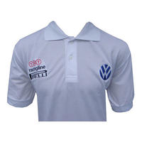 VW Volkswagen Racing Polo Shirt White