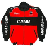 Yamaha VMAX Motorcycle Jacket Red and Black