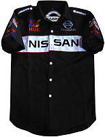 Nissan Racing Shirt Black with white