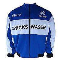 VW Volkswagen Racing Jacket Blue and White