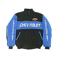 Chevrolet Jacket Black & Light Blue
