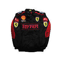 Ferrari F1 Team Jacket Black with Red Trim