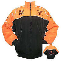 Honda Repsol Racing Jacket Orange on Black