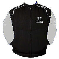 Honda S2000 Racing Jacket Black and Light Gray