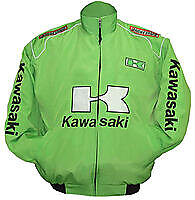 Kawasaki Motorcycle Jacket Light Green