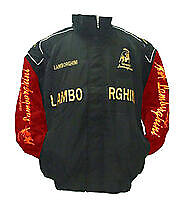 Lamborghini Racing Jacket Black and Red